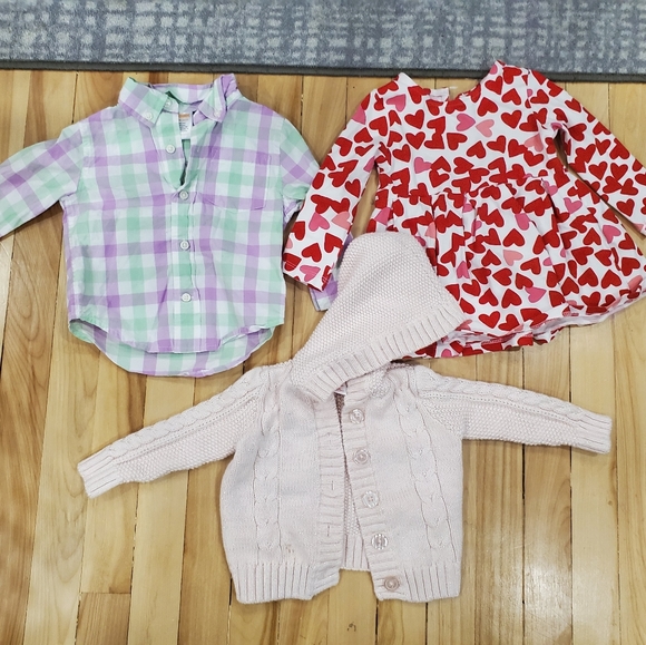 DONATED!**Large lot 6-12 month Girl's clothing - Picture 2 of 14
